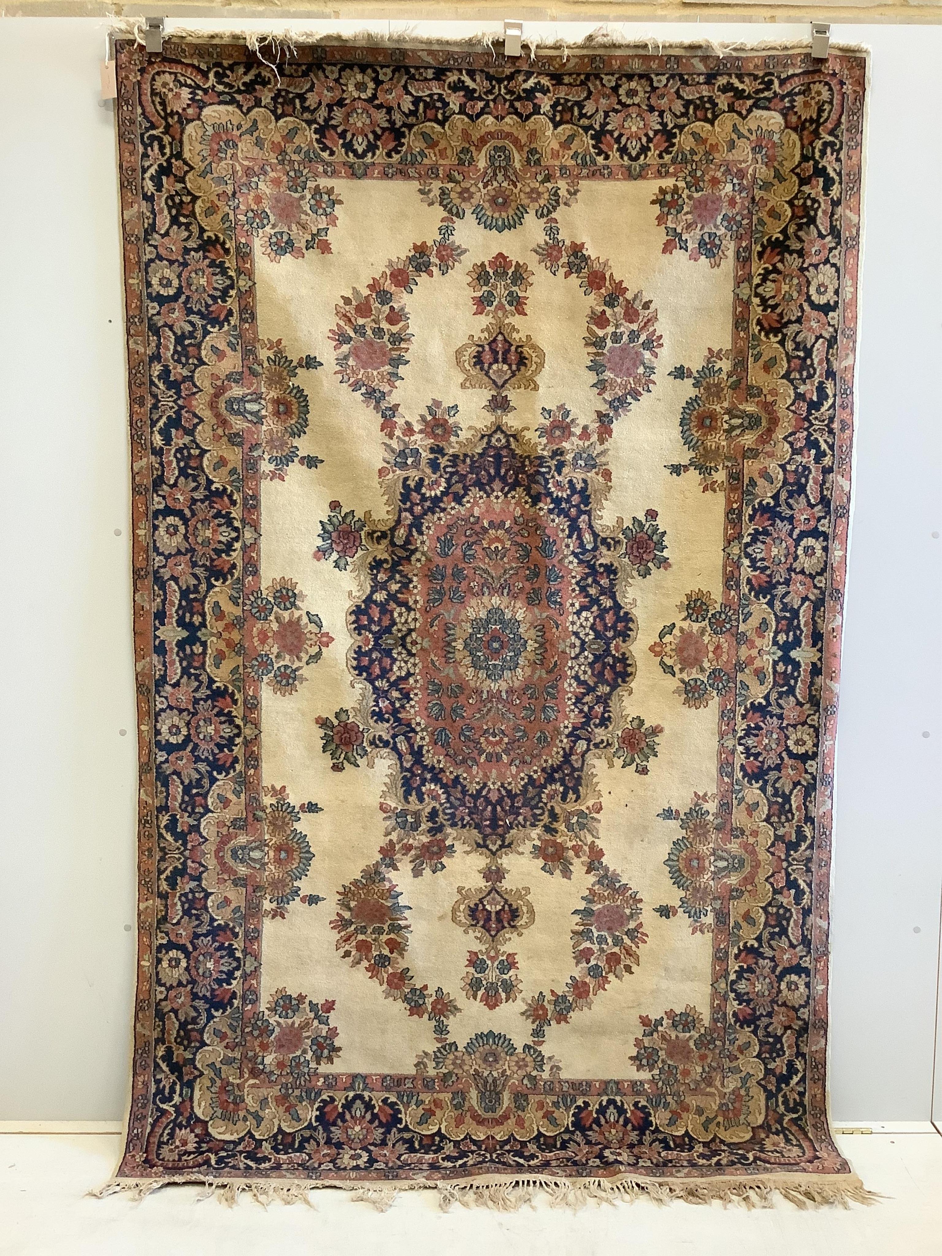 A Kashmiri rug, 250 x 155cm